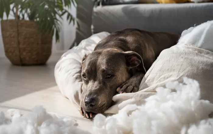 signs your dog is bored